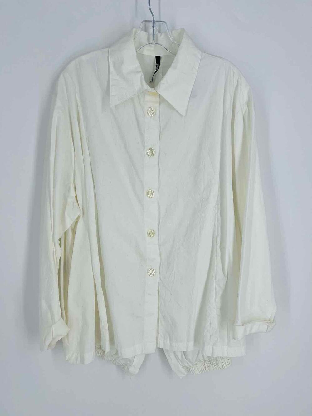 Dress To Kill Size M ? White Solid Designer Blouse